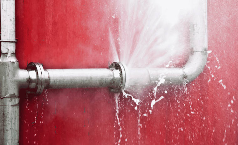 water leak